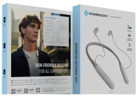 Image sur Powerology Toneflex ENC Tour de cou sans fil couleur Blanche